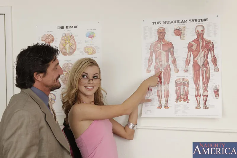 Naughty America 'and Tommy Gunn in Naughty Bookworms' starring Jessie Rogers (Photo 2)