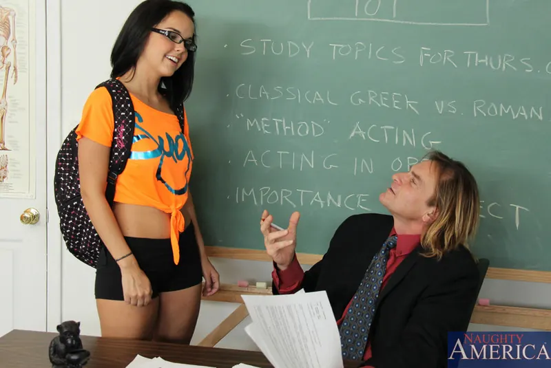 Naughty America 'and Evan Stone in Naughty Bookworms' starring Dillion Harper (Photo 1)