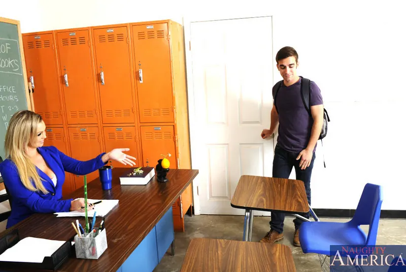 Naughty America 'and Logan Pierce in My First Sex Teacher' starring Abbey Brooks (Photo 1)