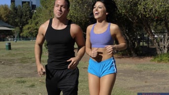 Adriana Chechik in 'and Chad White in Naughty Athletics'