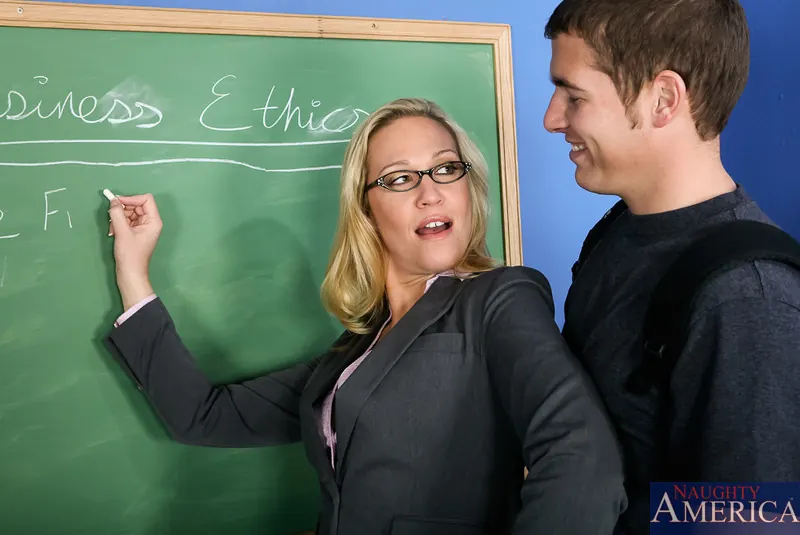 Jessie Cash in 'in My First Sex Teacher' from 'Naughty America' (Photo 1) Naughty America 'in My First Sex Teacher' starring Jessie Cash (Photo 1)