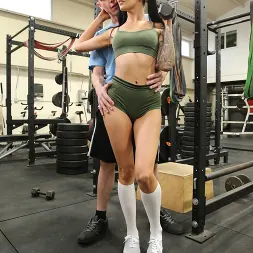Marley Brinx in pumps iron while riding her step bro's cock (Photo 272) Marley Brinx in 'Naughty America' pumps iron while riding her step bro's cock (Thumbnail 272)